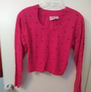 Vintage 1990s 2 piece crop top and pant lounge set